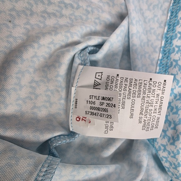 Under Armour Playoff 3.0 Printed‎ Golf Polo Shirt Men's Size XL New Sky Blue - Picture 10 of 12